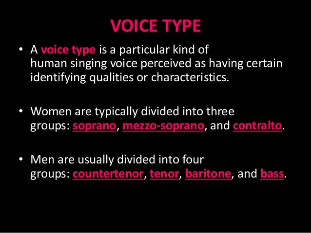 THE SOPRANO VOICE